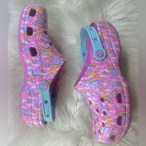 Lisa Frank Crocs Size 8/10